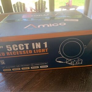 Amico LED Recessed Light with Adjustable Temperature